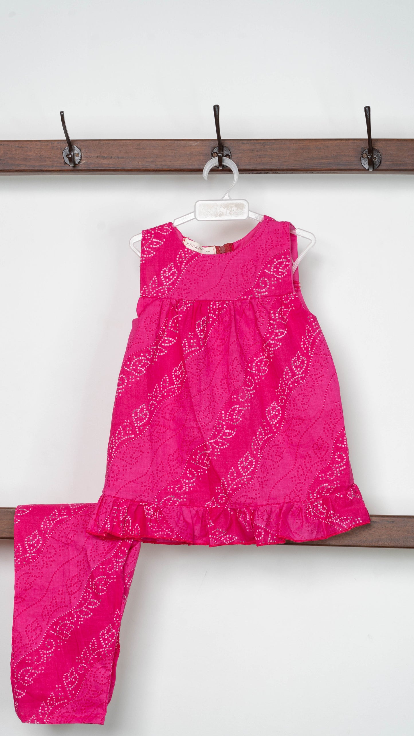 Pink Floral Print Cotton Co-ord Set
