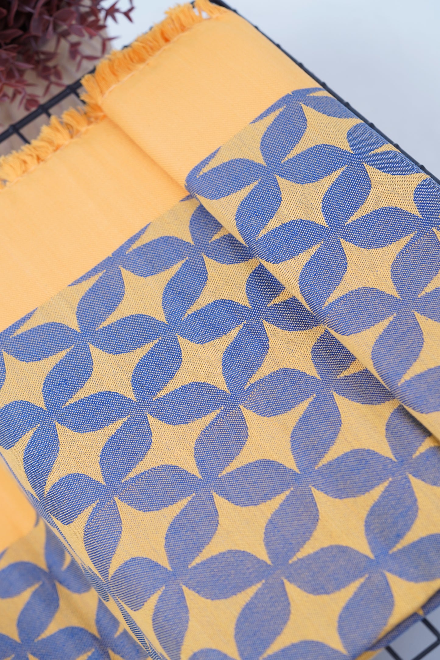 Blue Petal Lovely Chennimalai Bedsheet