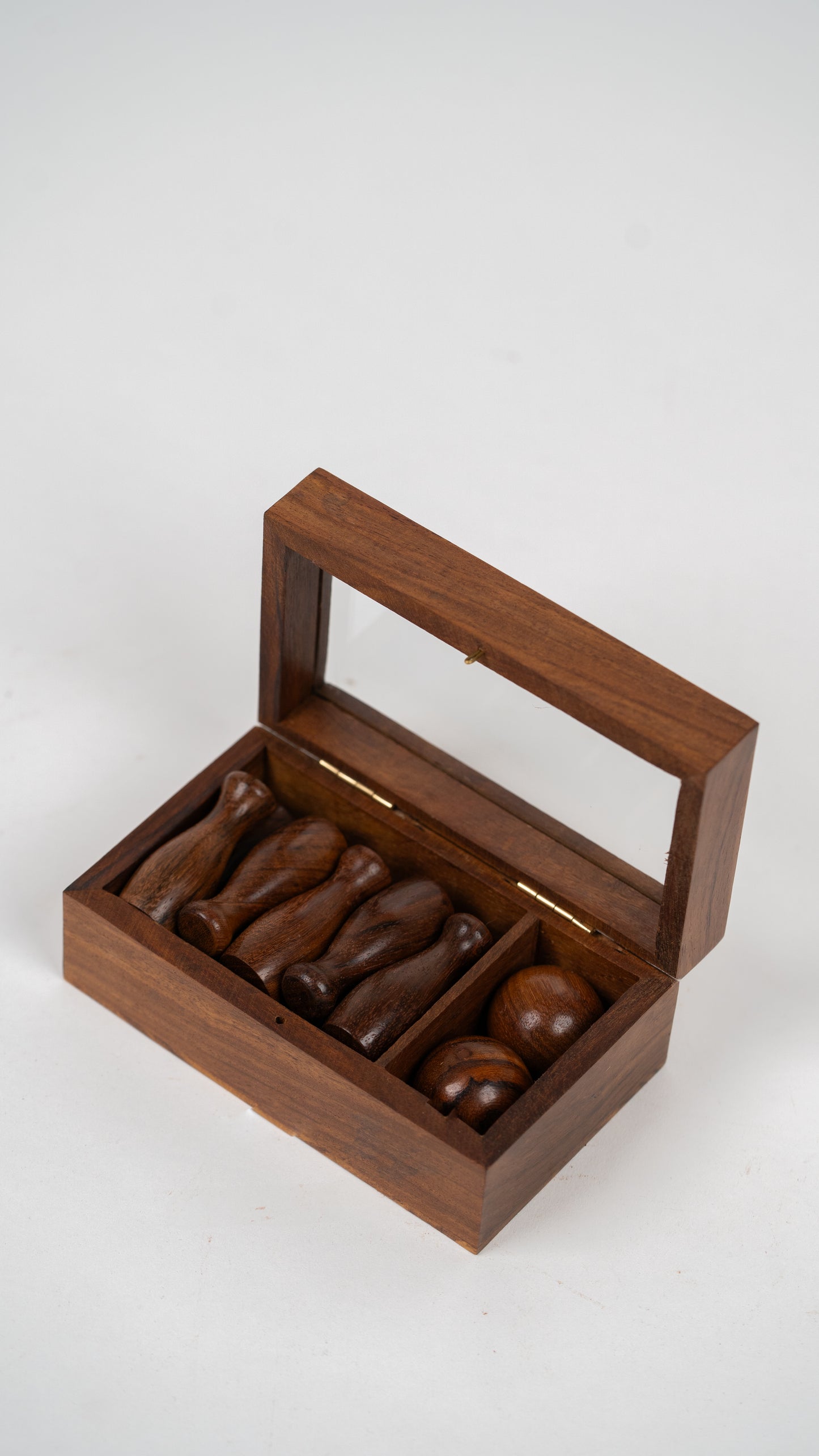 Wooden Mini Bowling Game