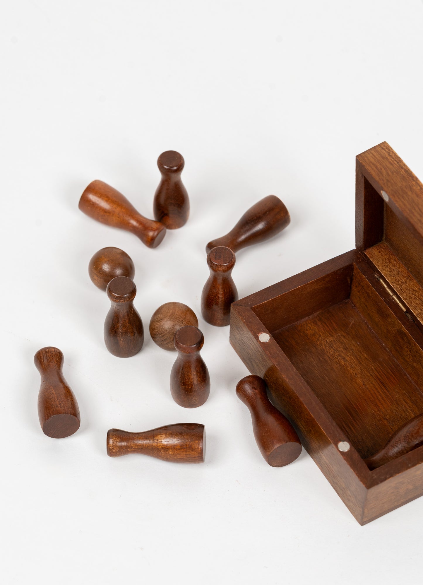 Wooden Mini Bowling Game