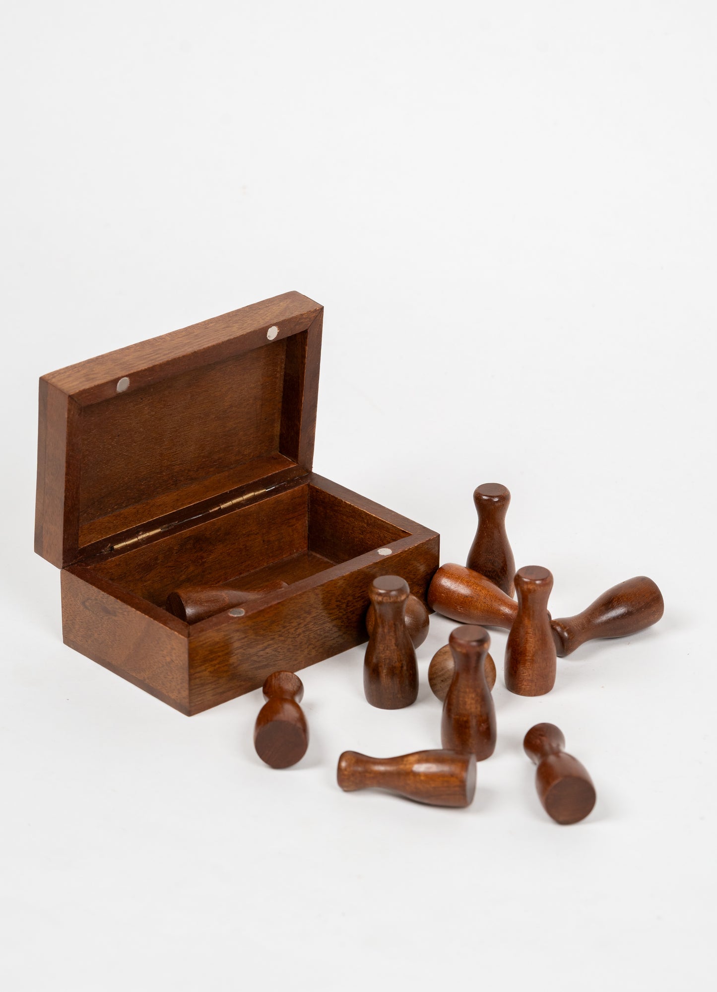 Wooden Mini Bowling Game