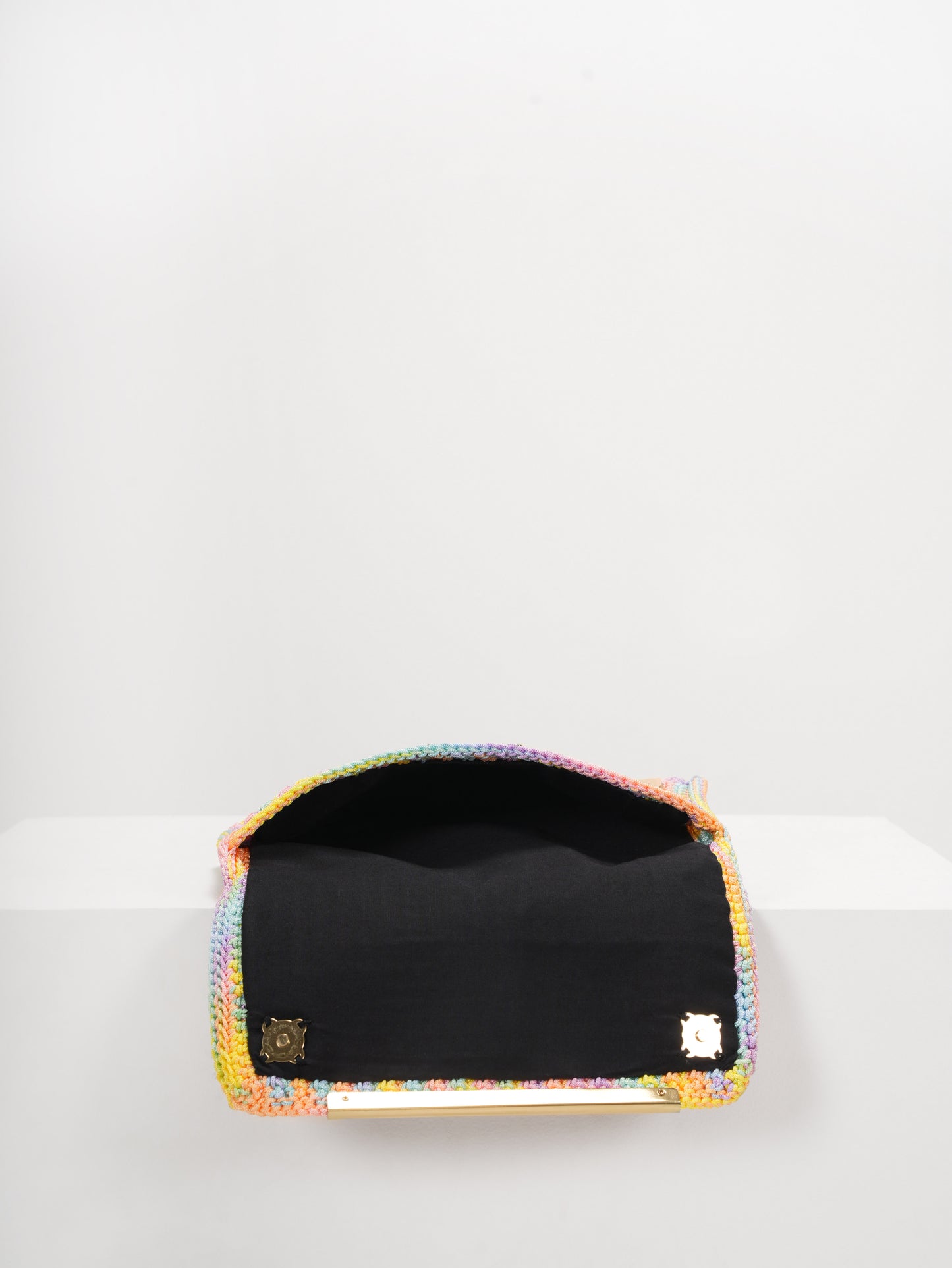 Multi Colour Bow Clutch