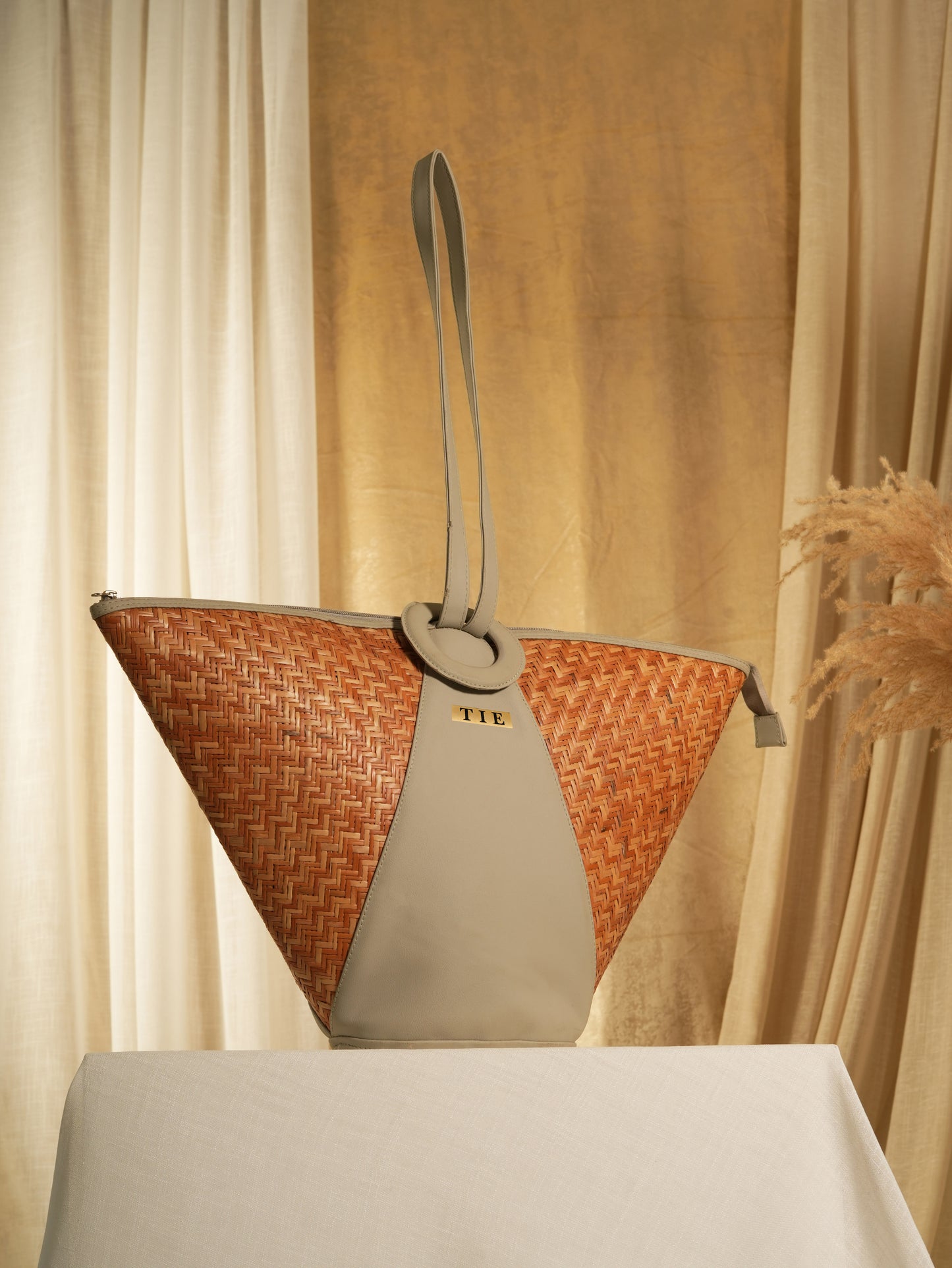 Grey Beach Tote Bag