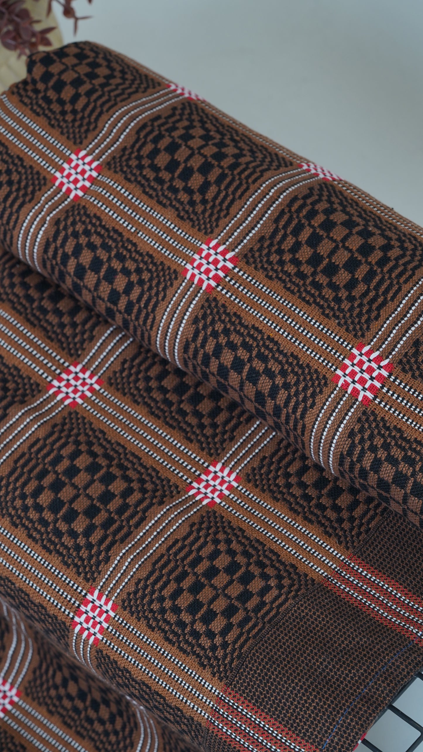 Brown Nadhiya Chennimalai Bedsheet