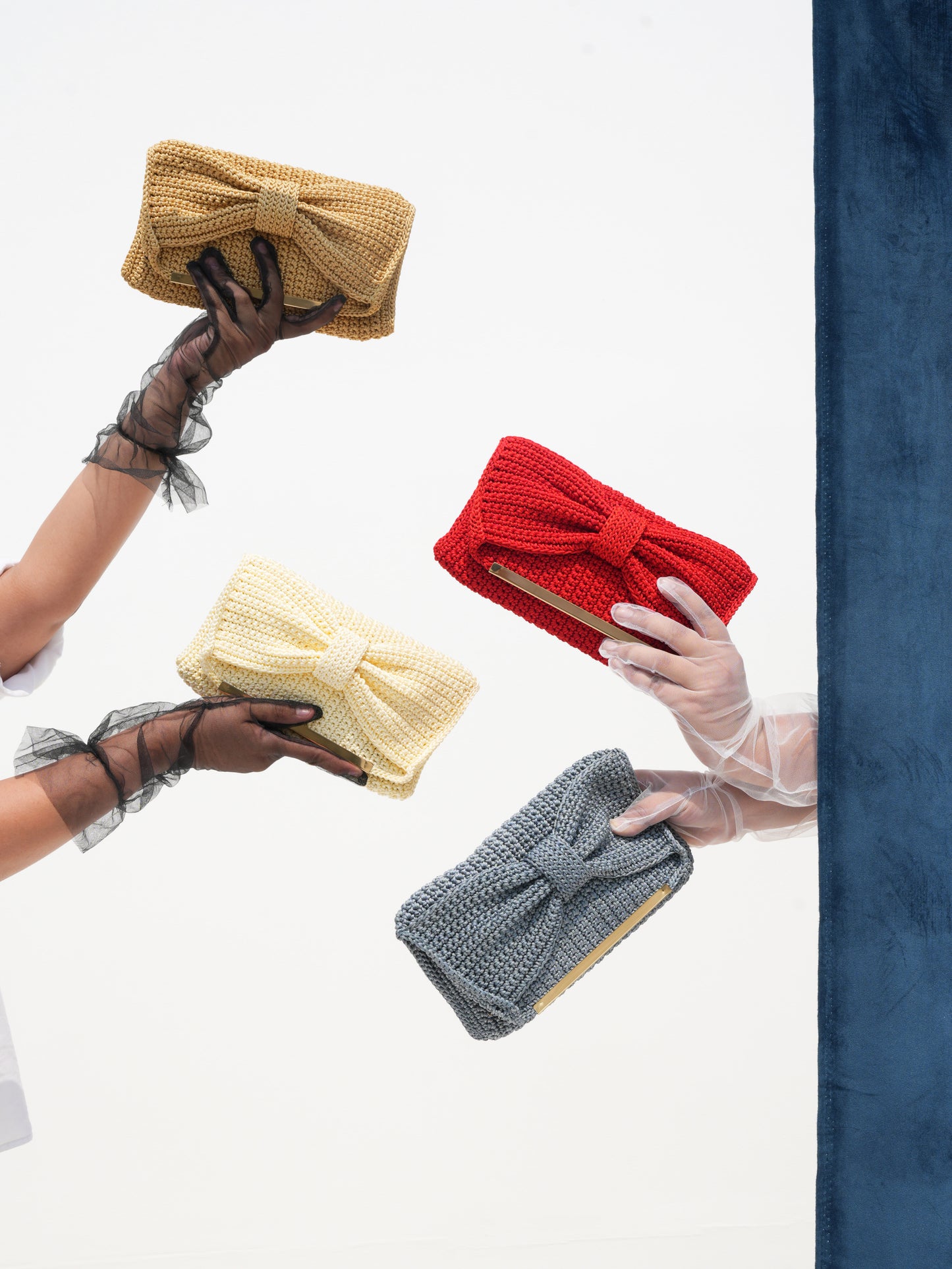 Red Bow Clutch