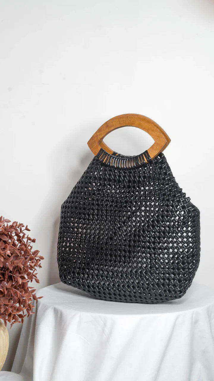 Maroon Macrame Bag (Latest)