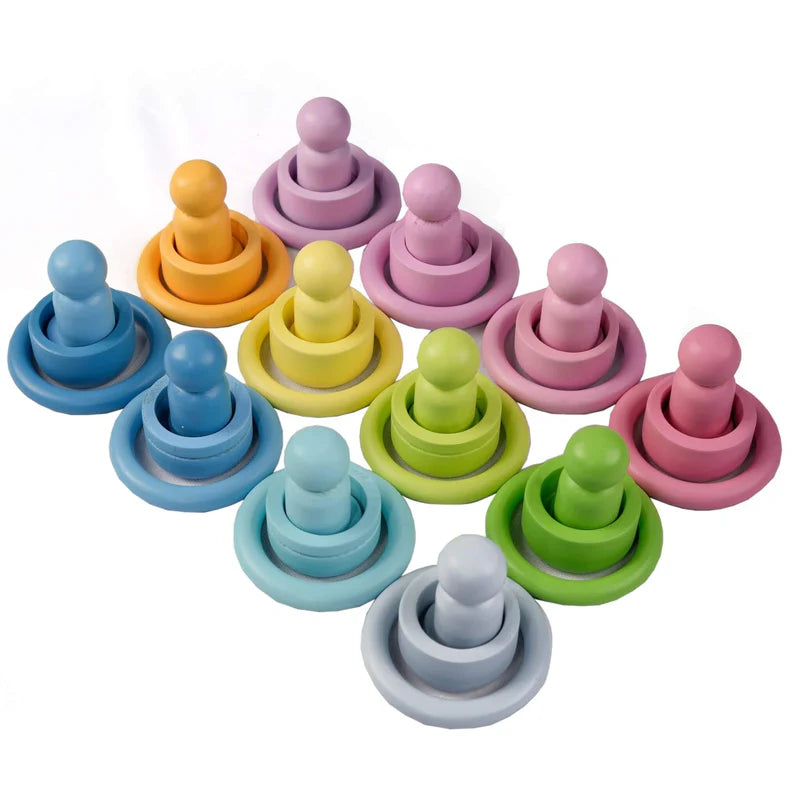 Pegs and Cups - Open ended toy set