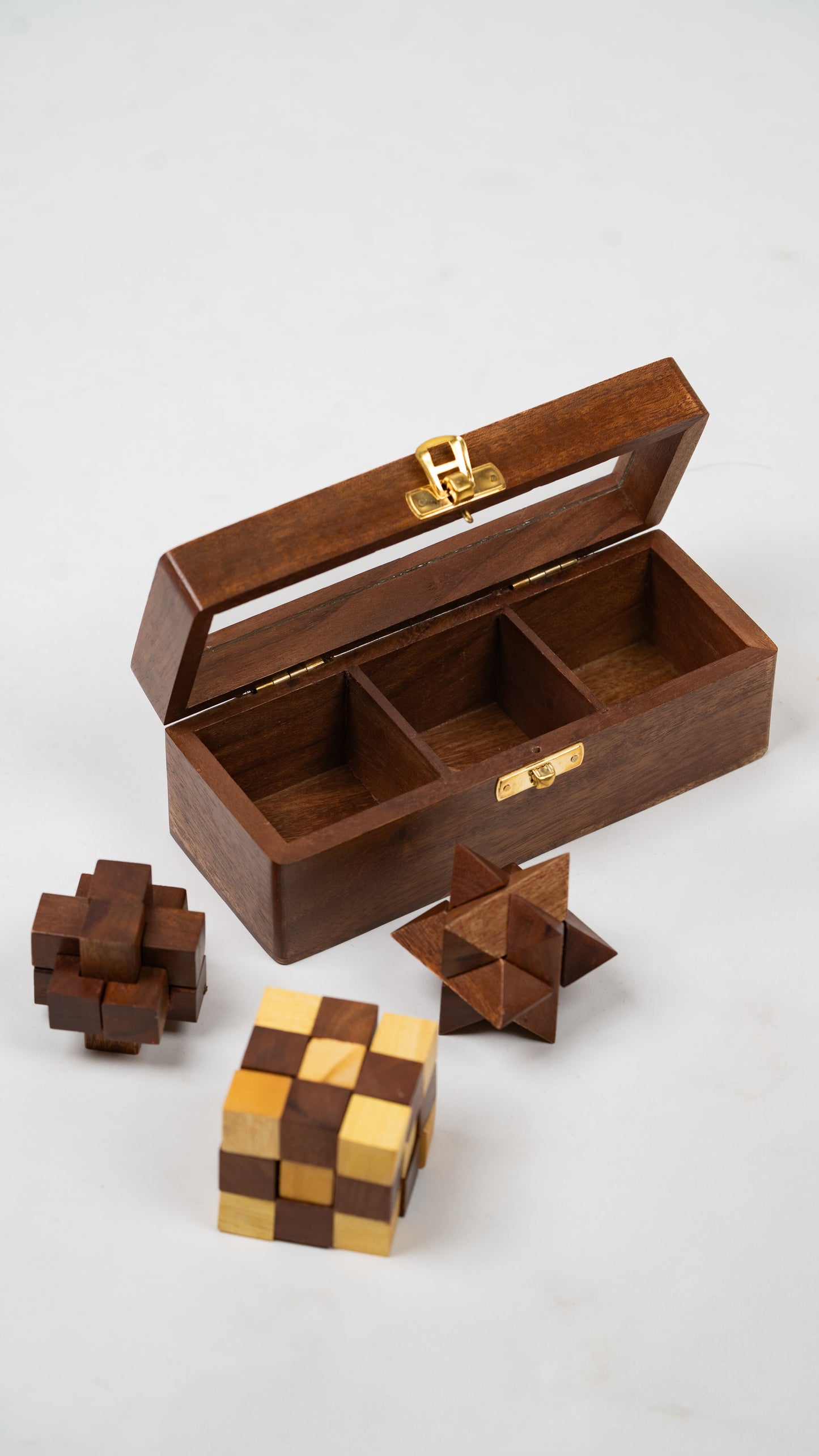 Wooden 3 Set Puzzle Box