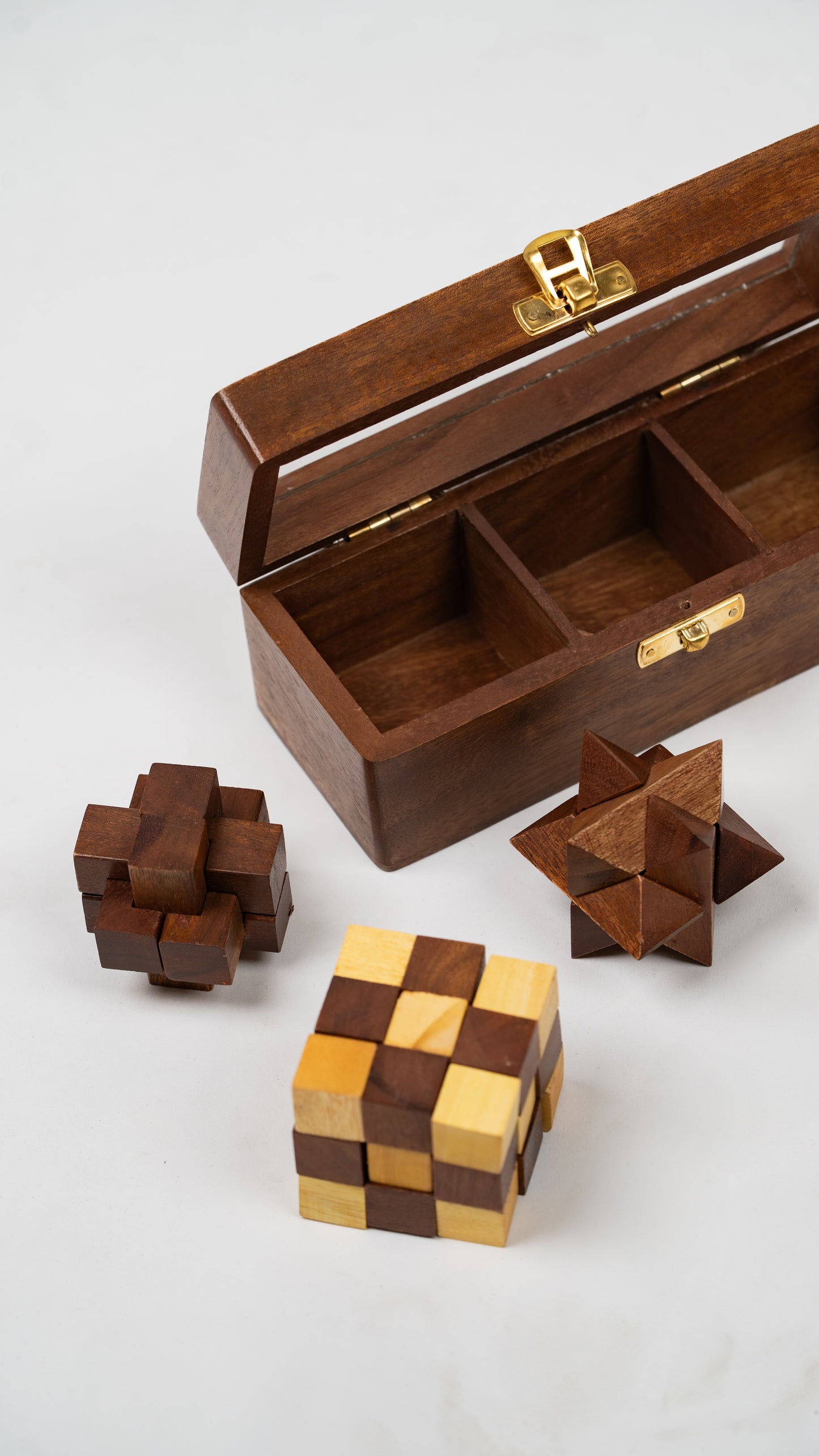 Wooden 3 Set Puzzle Box