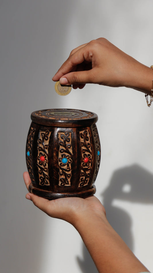 Wooden Money Bank