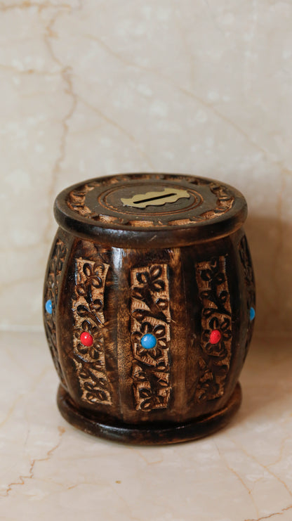 Wooden Money Bank