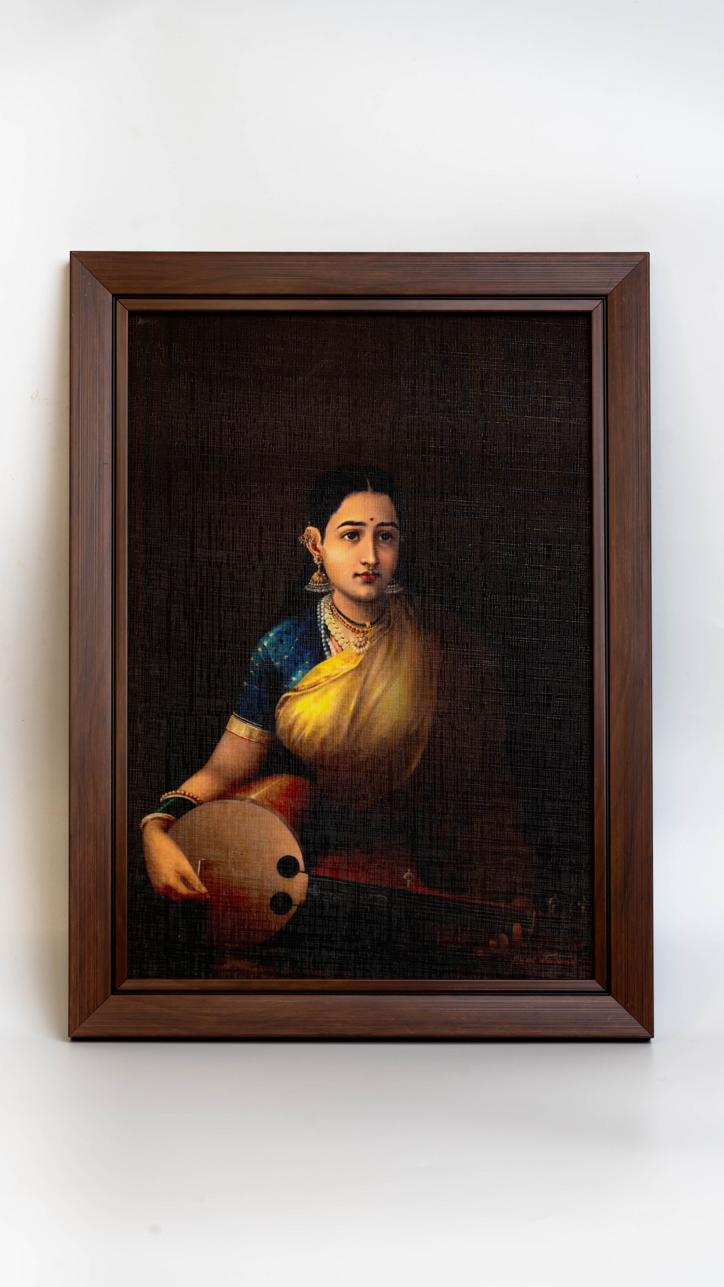 A Tamil Lady Playing the Swarbat