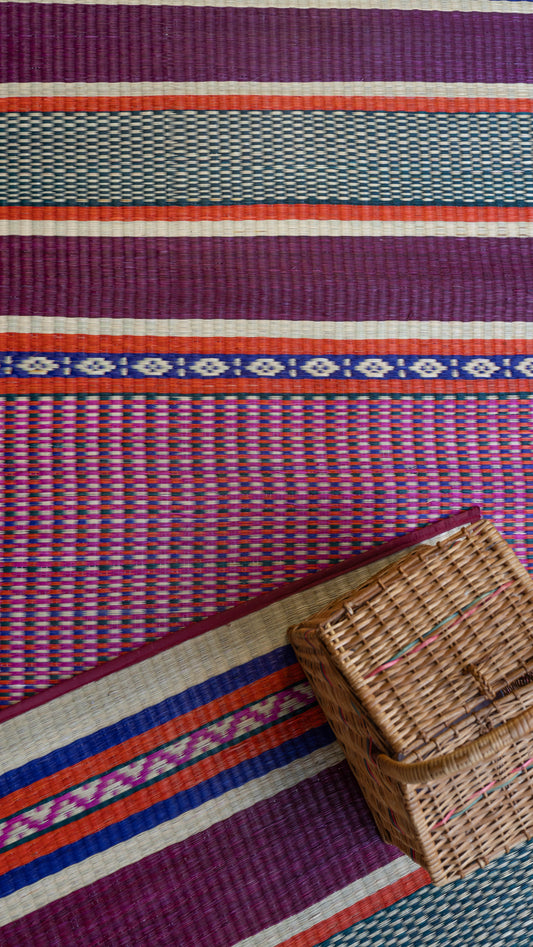 Multicolour Pattamadai River Grass Mat - Variant 1