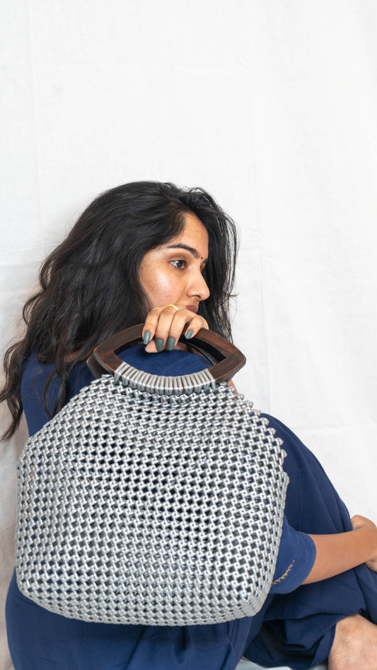 Silver Step Bag
