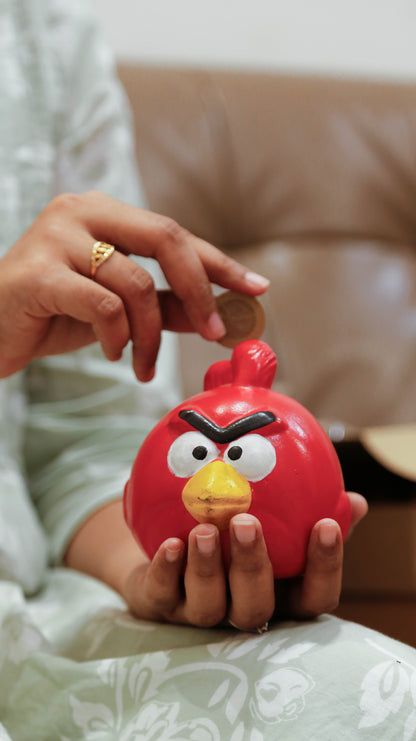 Red Angry Bird Piggy Bank