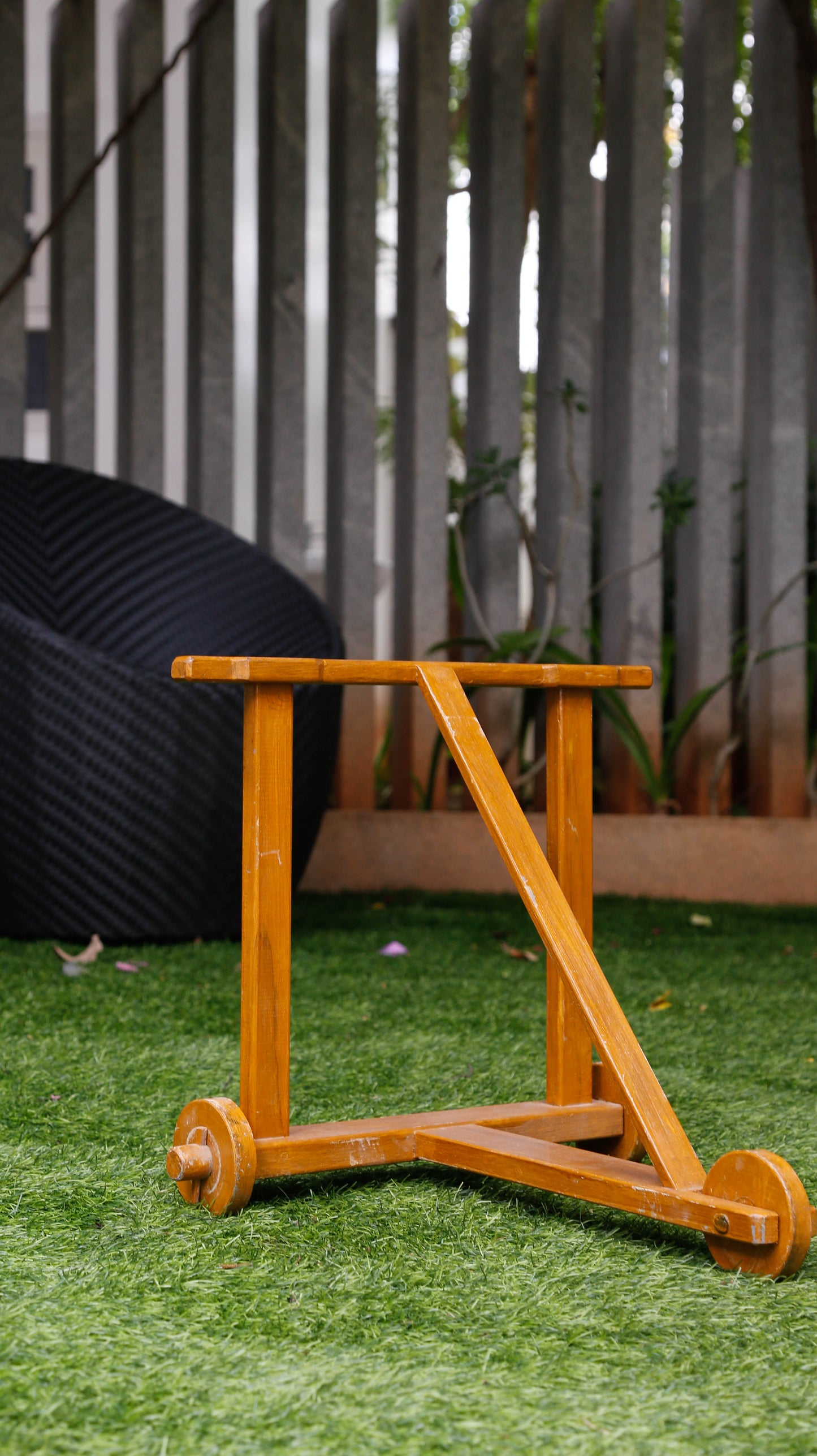 Classic Wooden Push Walker for Toddlers
