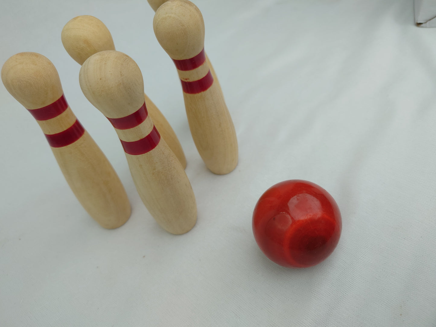 Wooden Pin Bowling Game