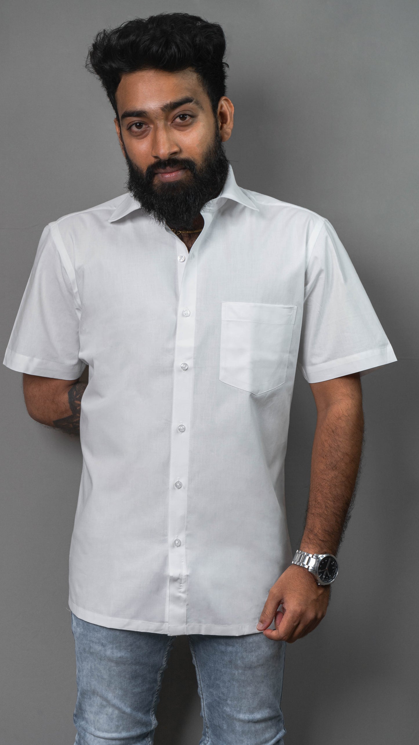 Evergreen White Shirt