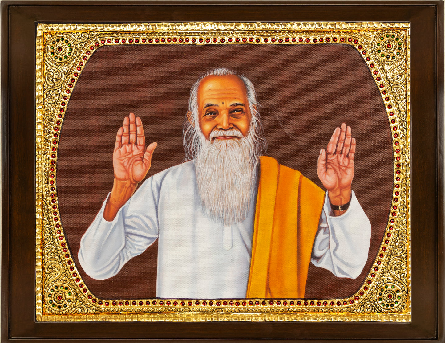 Vedatri Maharishi Tanjore Painting - Flat work