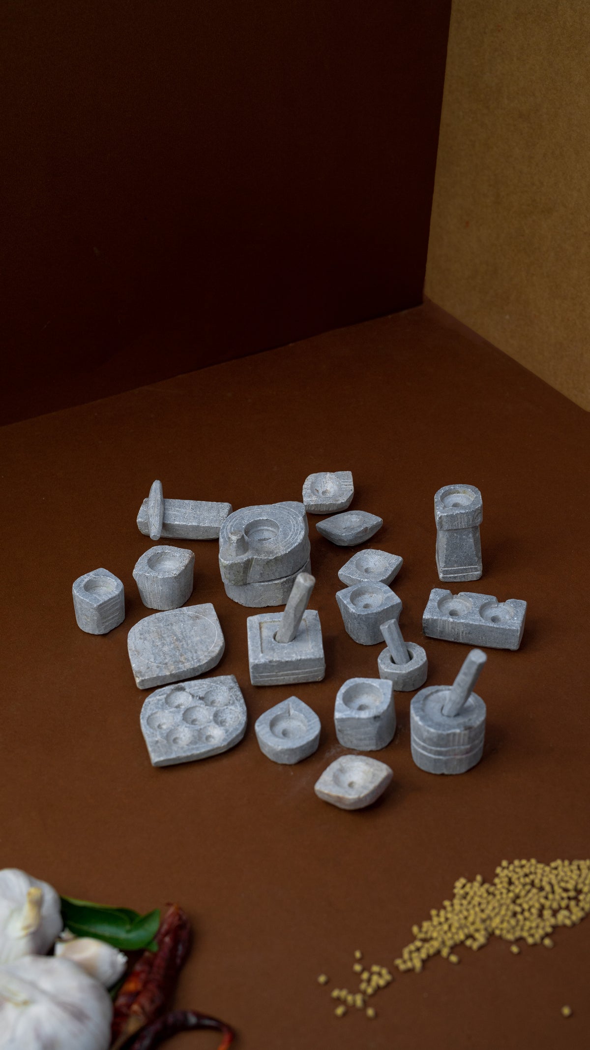 Soapstone Miniature Kitchen Set (24 pc)