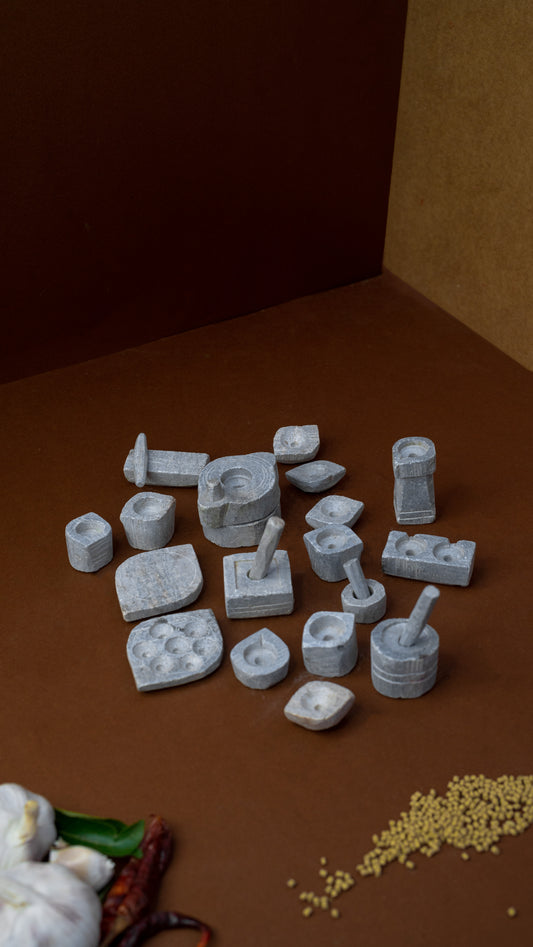 Soapstone Miniature Kitchen Set (24 pc)