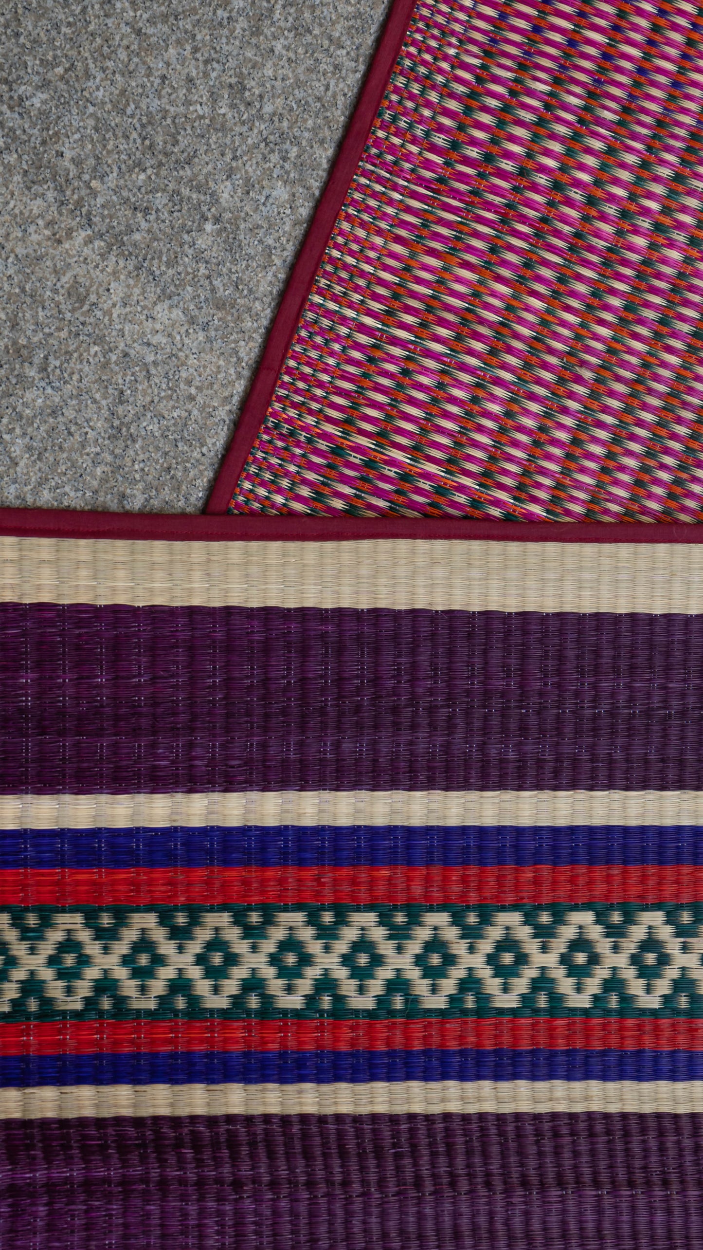 Multicolour Pattamadai River Grass Mat - Variant 2