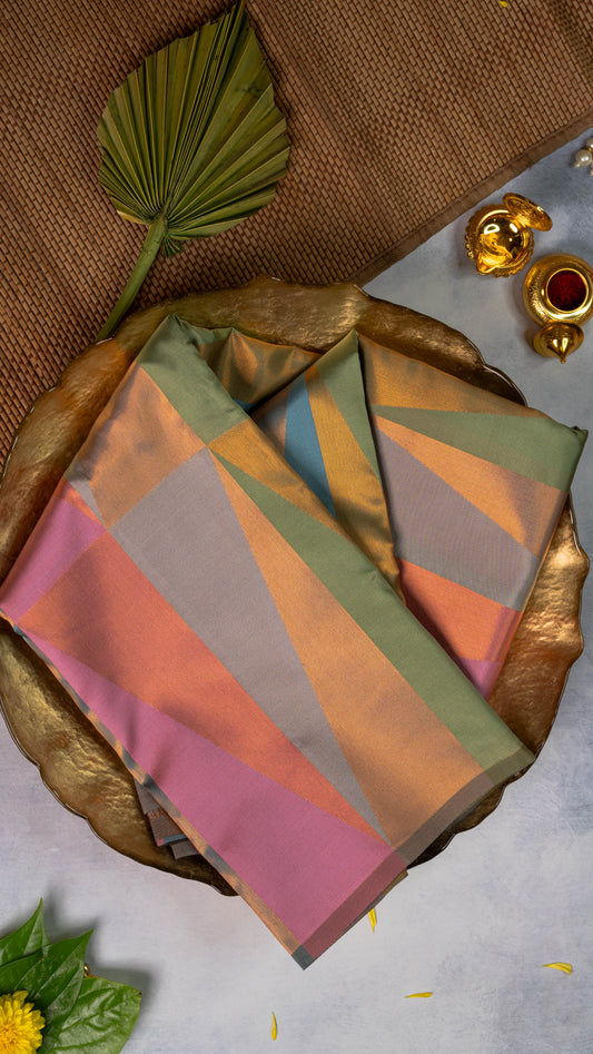 Premium Semi-Kanchi Silk Saree with Blouse