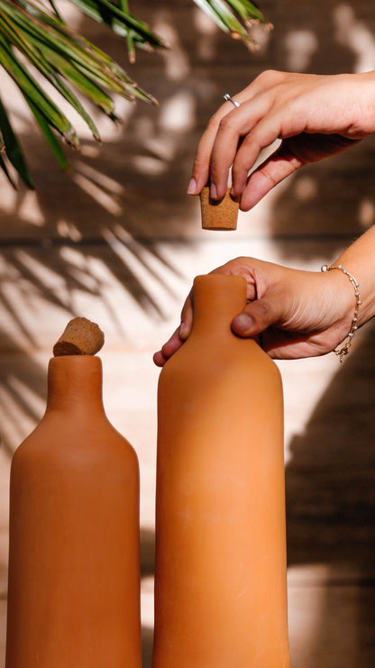 Terracotta Water Bottle - 1pc