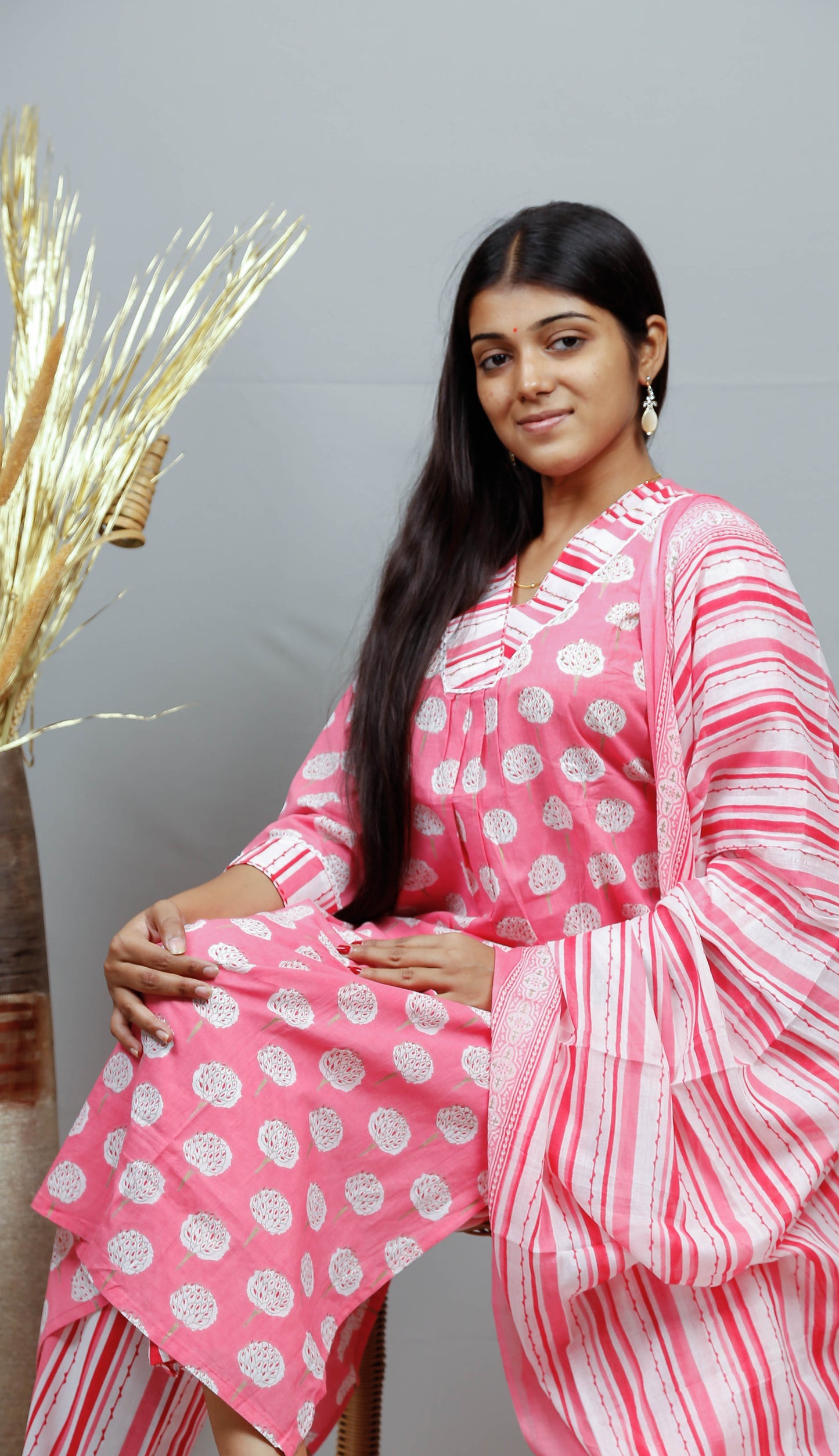 Cotton Kurti Set