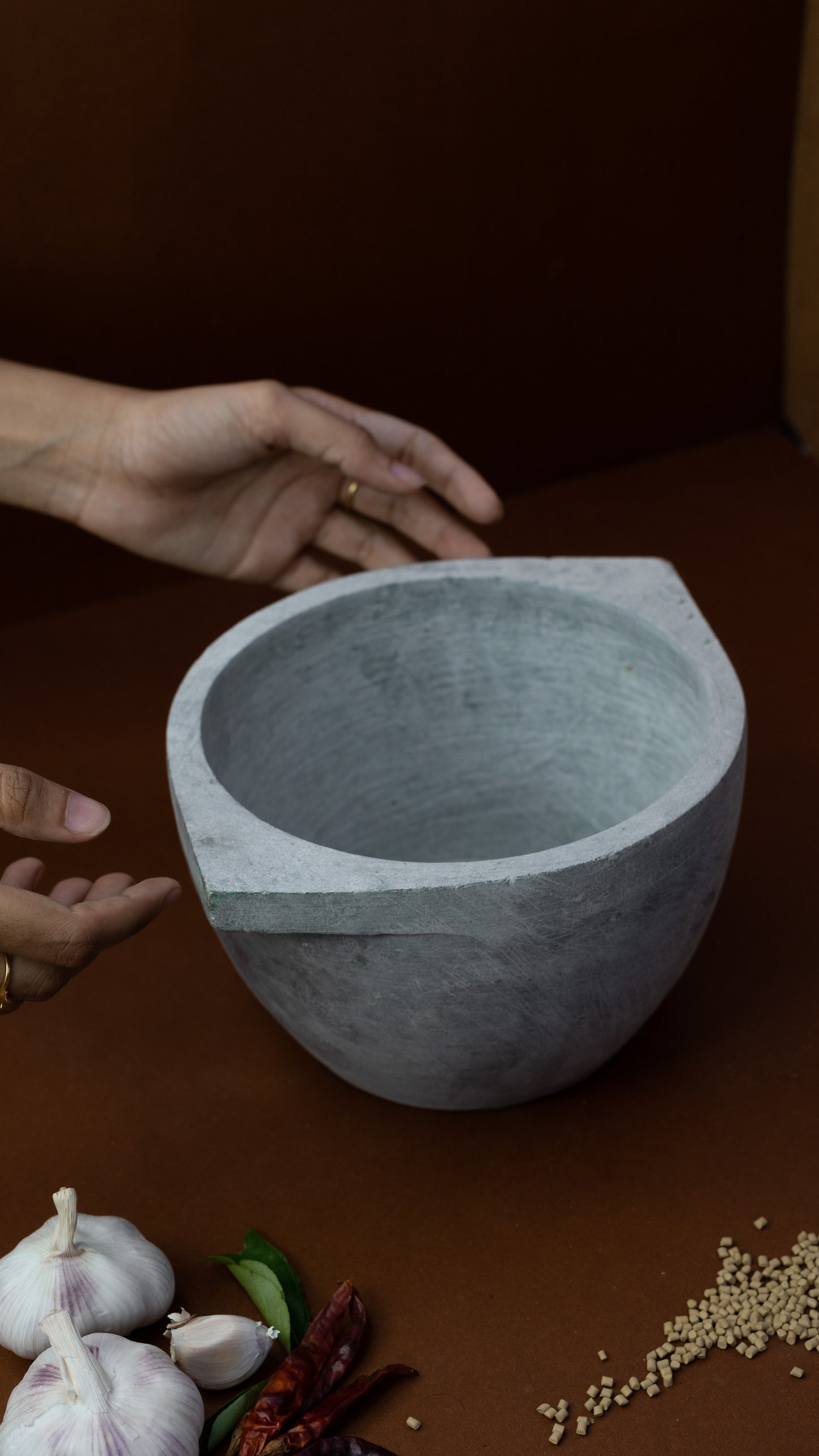 Soapstone Curry Pot