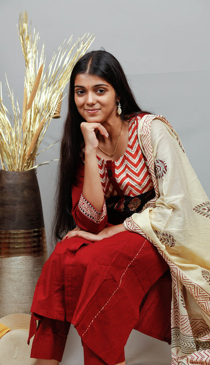 Cotton Kurti Set