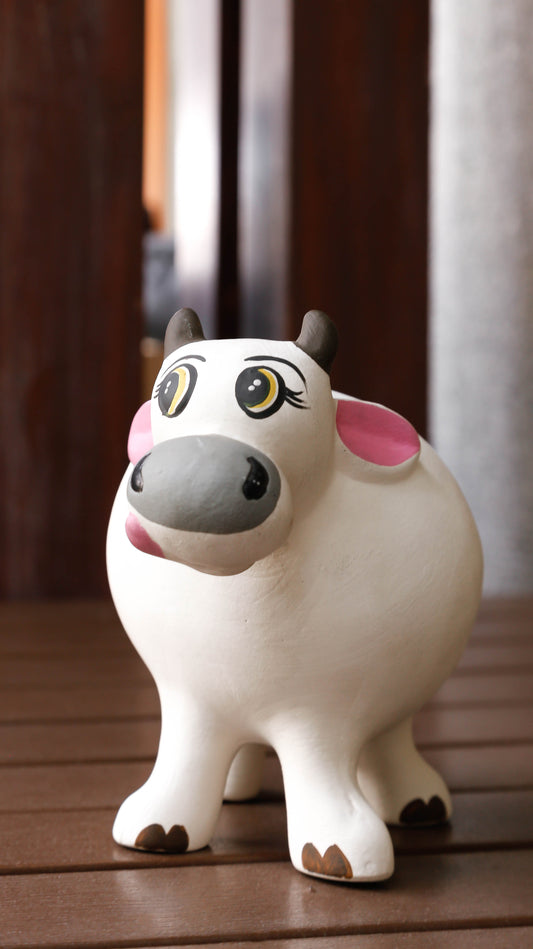 Ceramic Cow Piggy Bank
