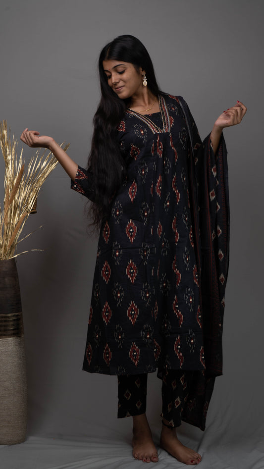 Cotton Kurti Set