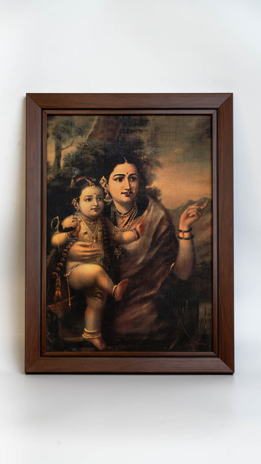 Yashoda Maiya with Balakrishna