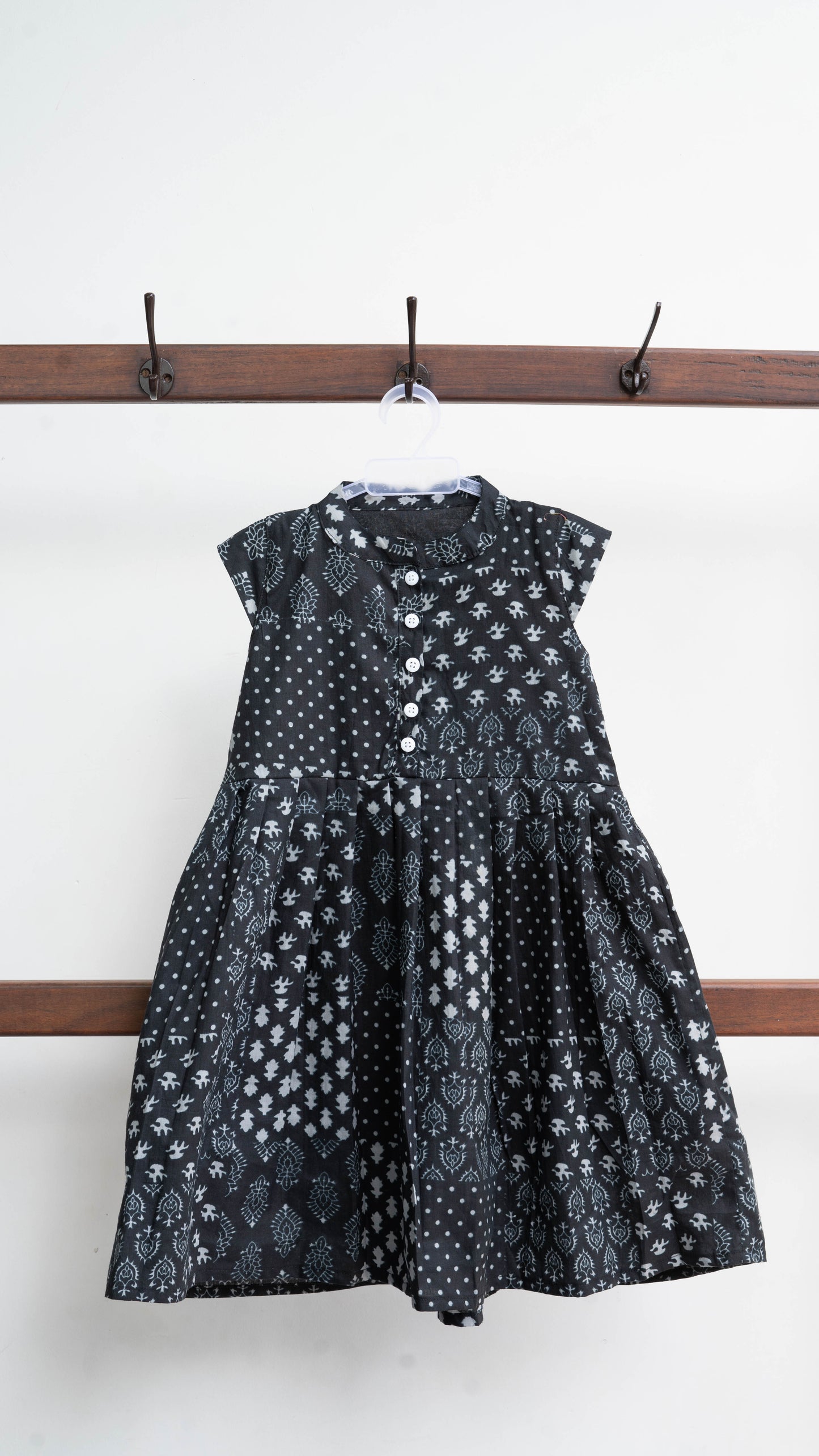 Black Box Print Cotton Dress