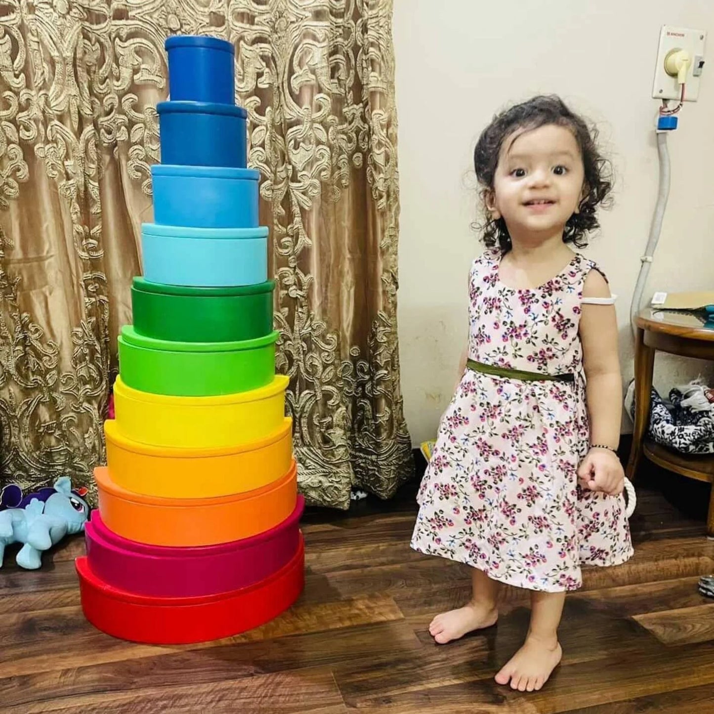 Rainbow Semicircle - 12 pc