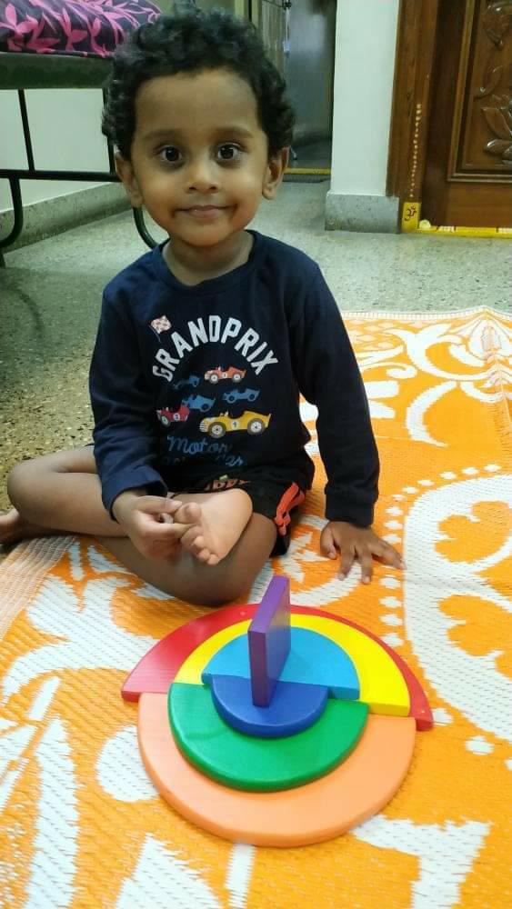 Rainbow Semicircle - 7 pc
