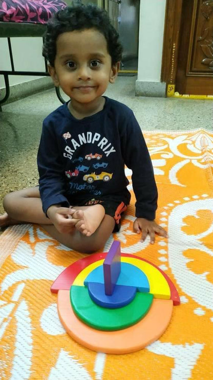 Rainbow Semicircle - 7 pc