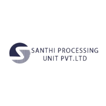 Logo of Santhi Processing Unit Pvt. Ltd on a white background