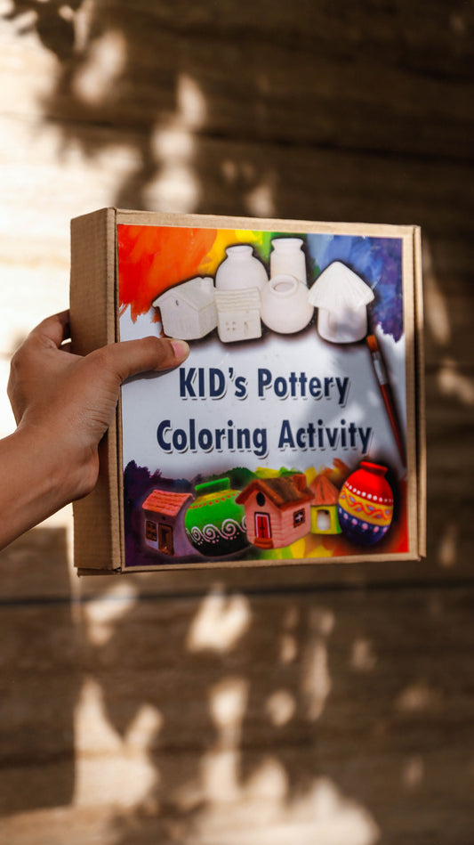 Kid's Pottery Painting Activity