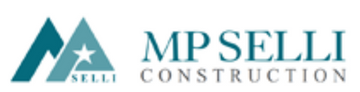 Logo of MP Selli Construction with a blue and white design.