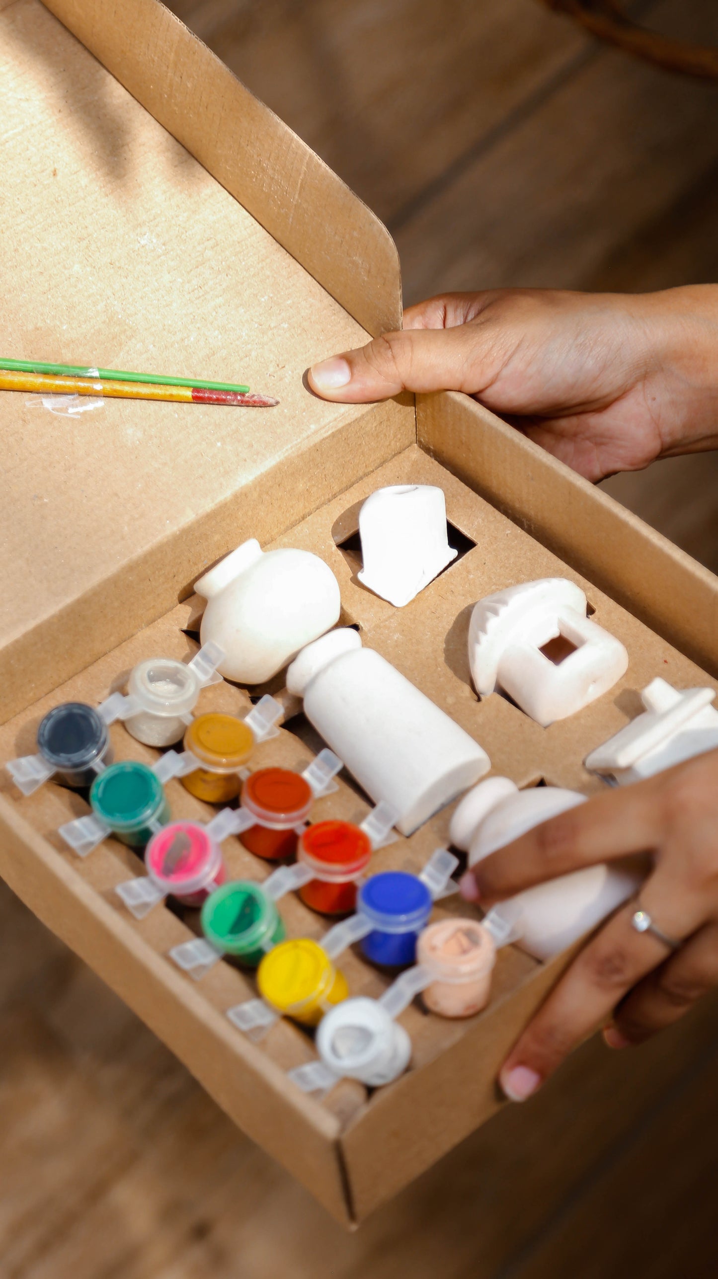 Kid's Pottery Painting Activity