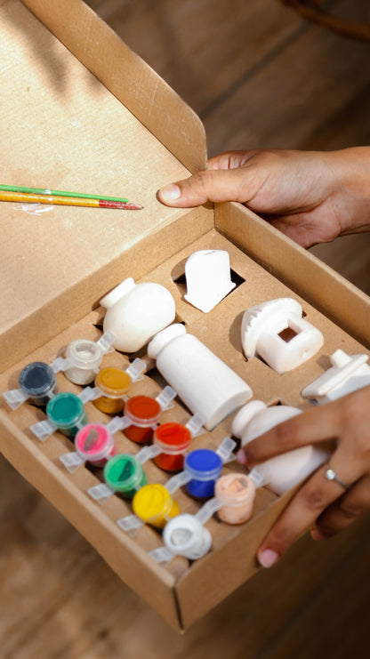 Kid's Pottery Painting Activity