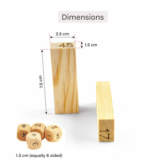 Tumbling Tower -Numbered