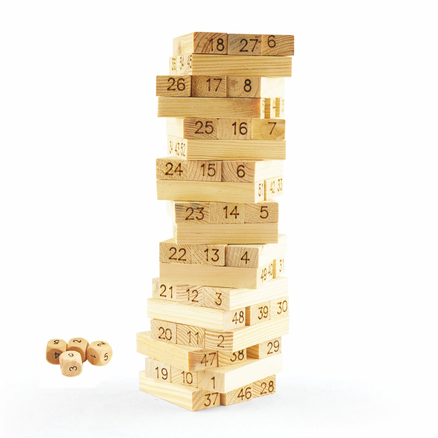 Tumbling Tower -Numbered