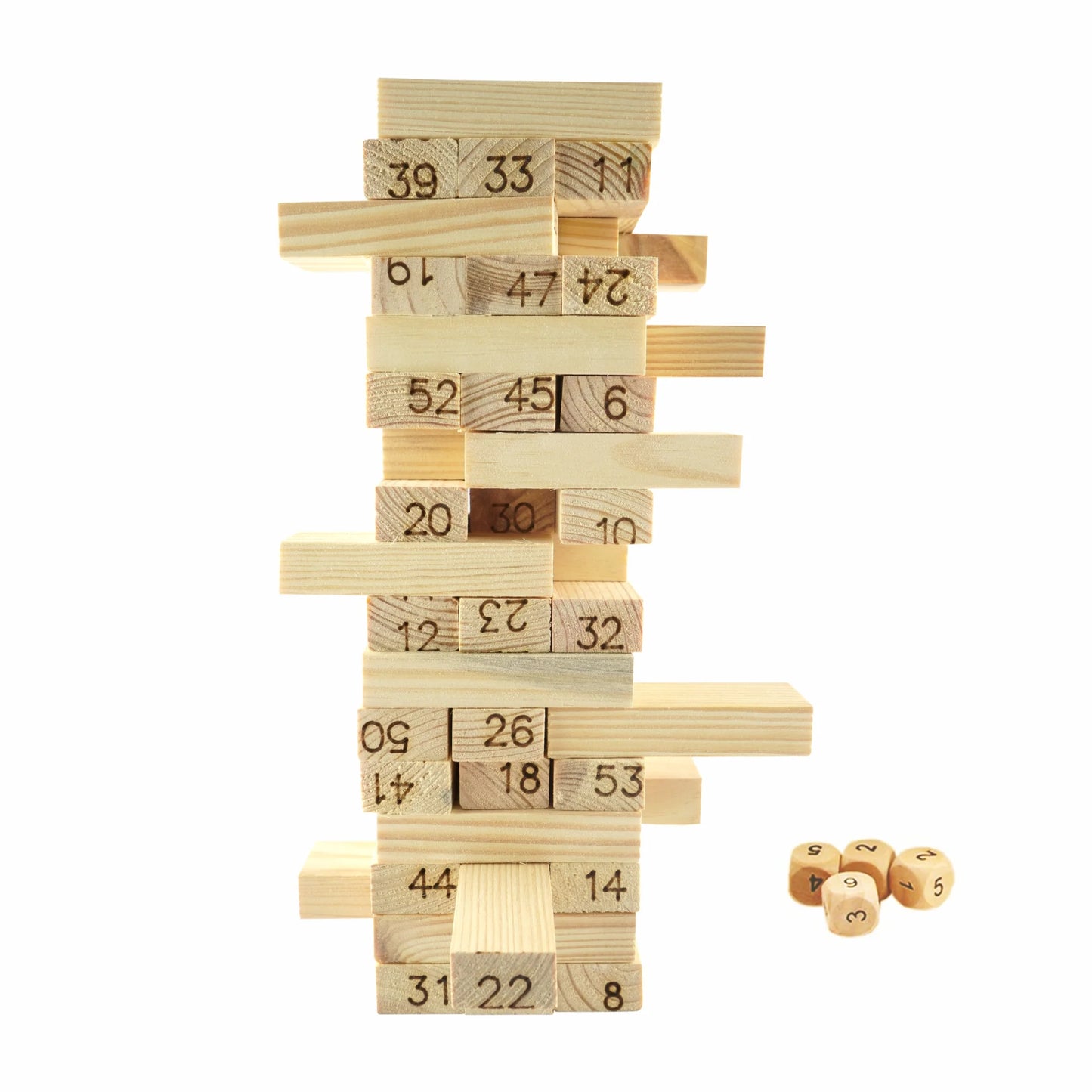 Tumbling Tower -Numbered