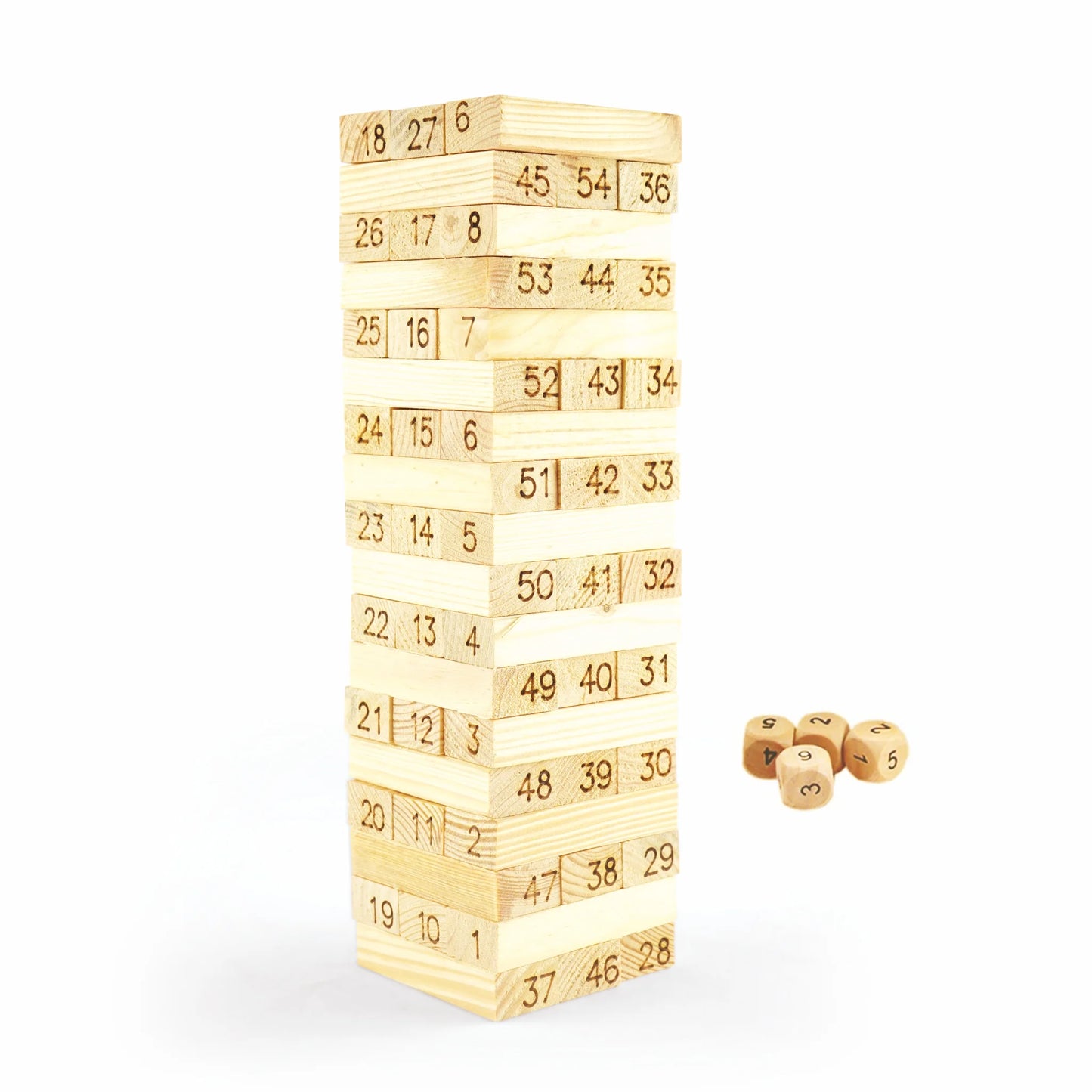 Tumbling Tower -Numbered