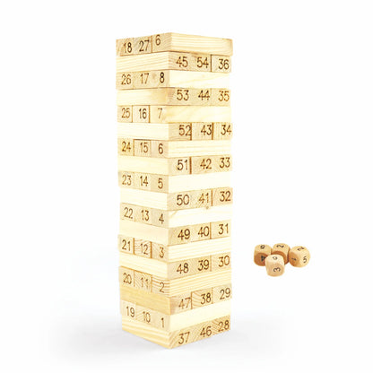 Tumbling Tower -Numbered