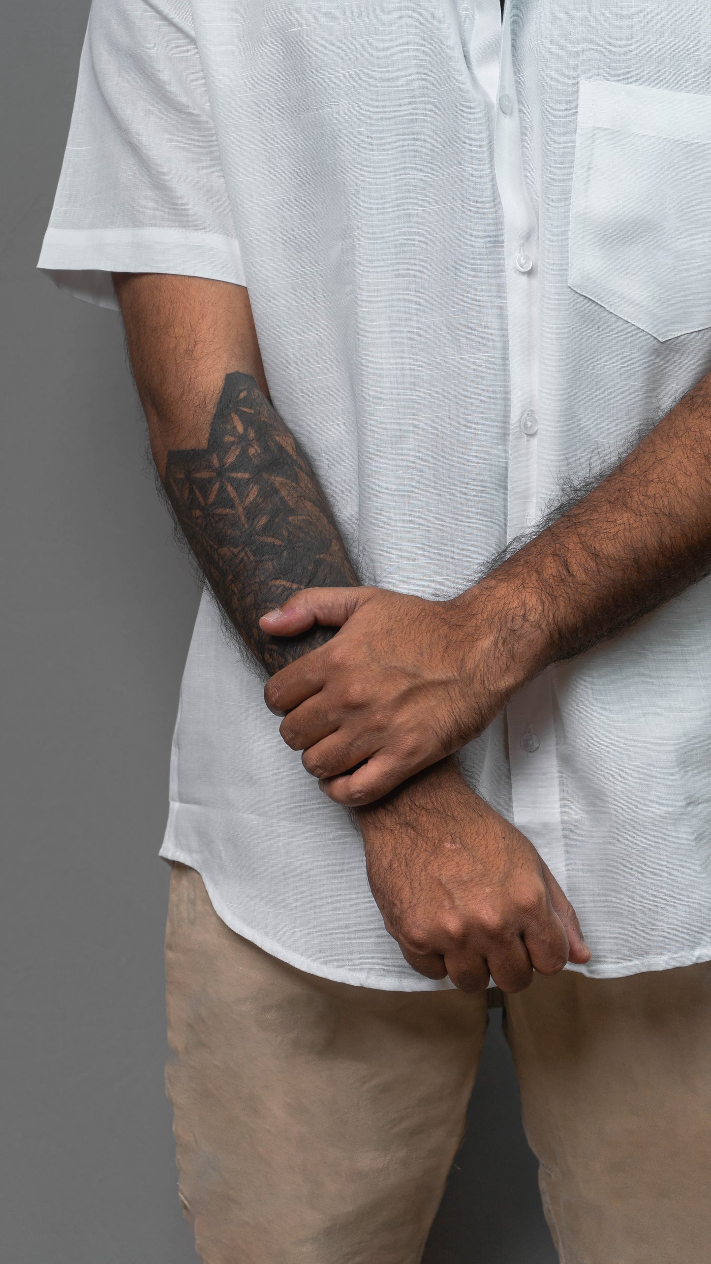 Linen Cotton White Shirt