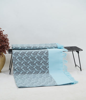 Aqua Leaf Lovely Chennimalai Bedsheet